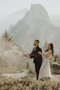 Yosemite elopement photographer glacier point sunrise elopement 21