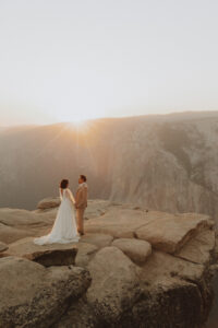 Yosemite elopement photographer taft point sunset elopement 35