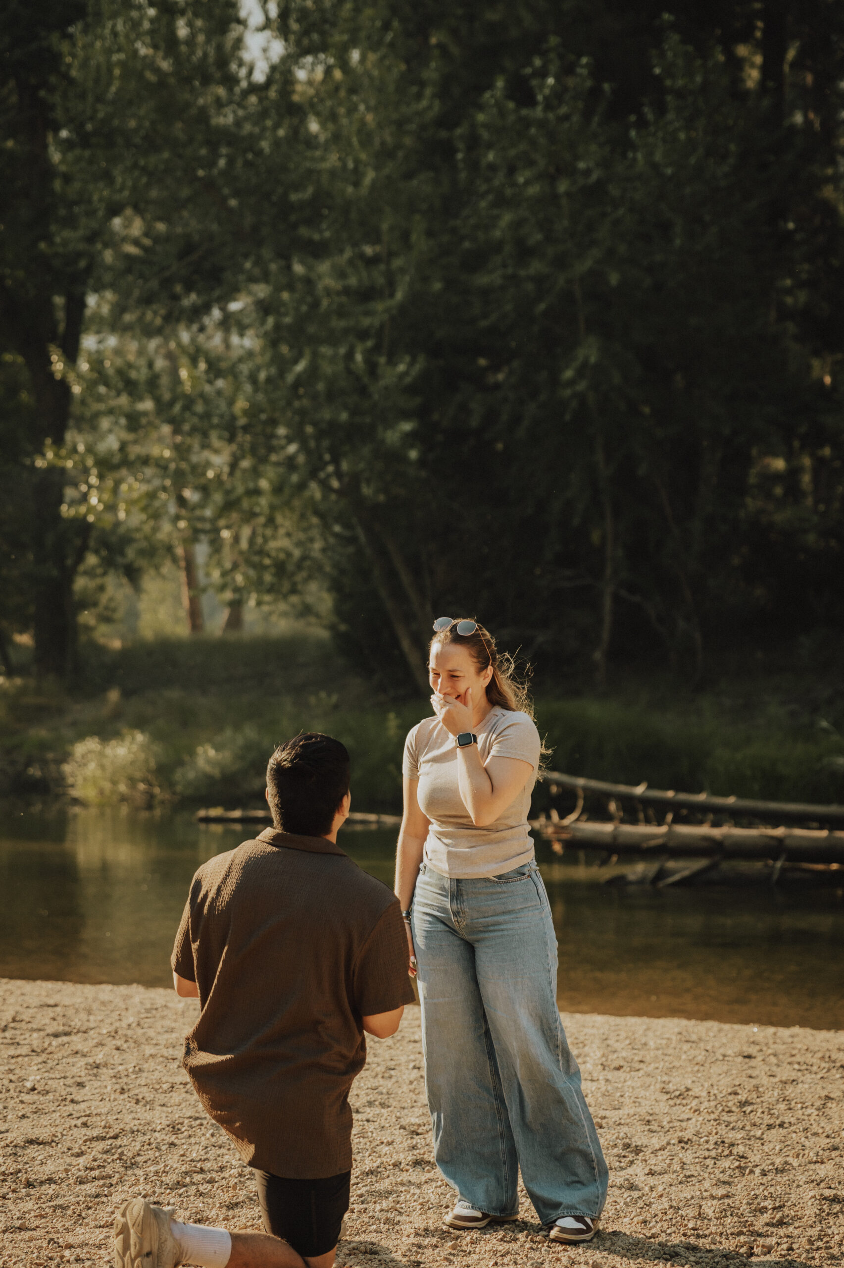 Yosemite surprise proposal engagement captured by aleena photography